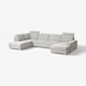 SÖRVALLEN Ecksofa 5-sitzig, mit Récamiere rechts/Tallmyra schwarz/weiß