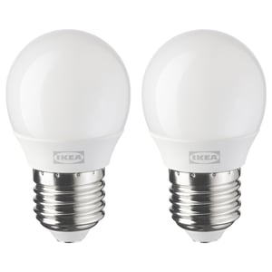 SOLHETTA LED-Leuchtmittel E27 250 lm, rund opalweiß, 45 mm