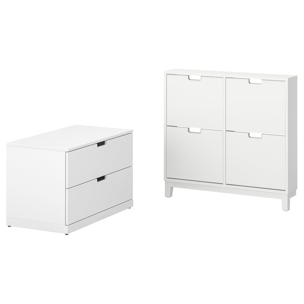 STÄLL / NORDLI Flur-Set, 2-tlg., weiß