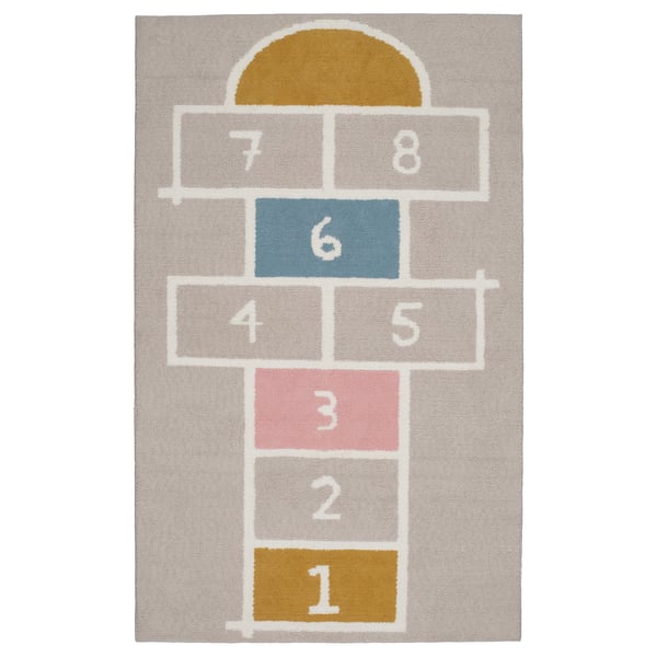 STÄPPSPARV Teppich, beige, 100x160 cm