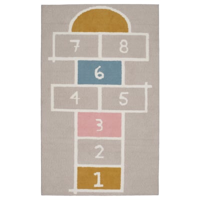 STÄPPSPARV Teppich, beige, 100x160 cm