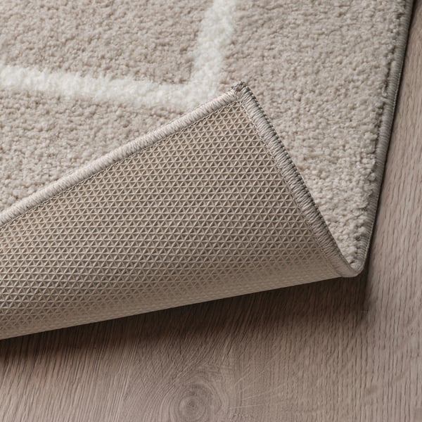 STÄPPSPARV Teppich, beige, 100x160 cm