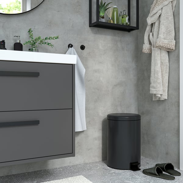 STENTRAPPA Treteimer, anthrazit, 18 l