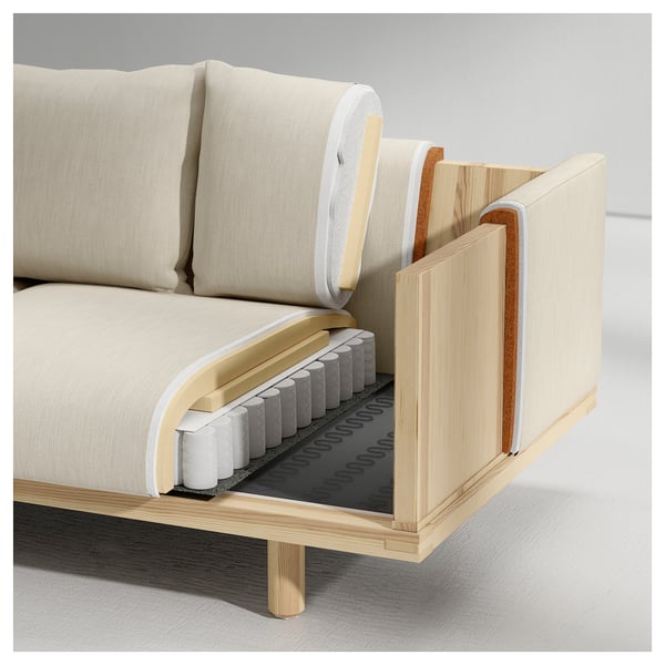 STOCKHOLM 2025 3er-Sofa, Sundhamn beige