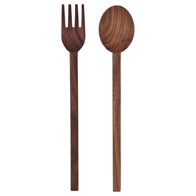 STOCKHOLM 2025 Servierbesteck 2-tlg., Nussbaum, 31 cm