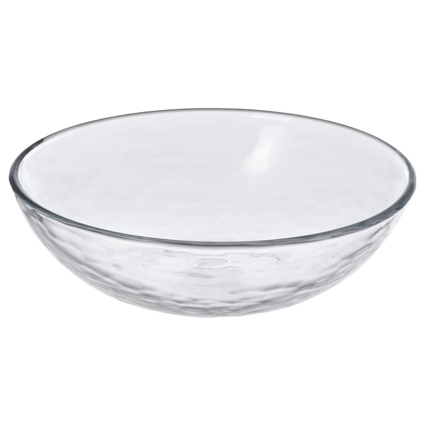 STRANDKRABBA Schüssel, Glas/transparent, 15 cm