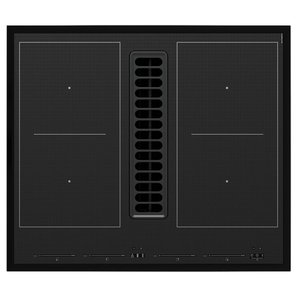 TÄCKNAN Induktionskochf/Dunstabzug+Umluftbe, IKEA 500/schwarz