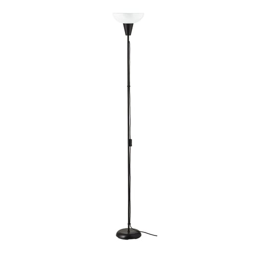 TÅGARP Deckenfluter, schwarz/weiß