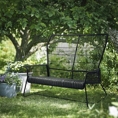 TALLSKÄR 2er-Sofa/außen, anthrazit