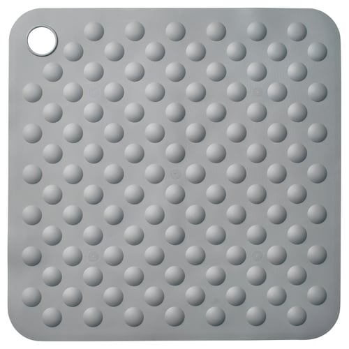 TÅNGEFLO Duschmatte, grau, 50x50 cm