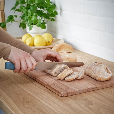 TIGERBARB Messer 3er-Set, grautürkis