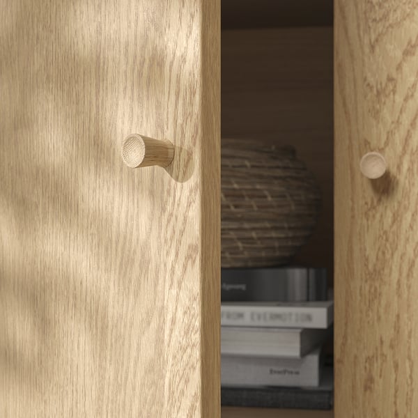 TONSTAD Sideboard, Eichenfurnier, 121x47x90 cm