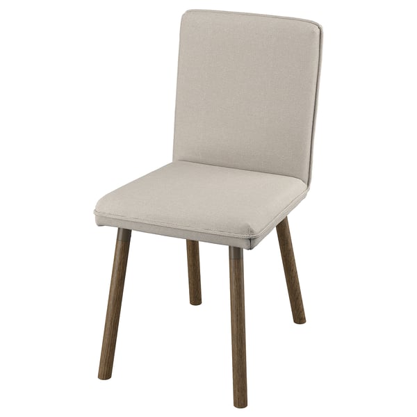 TONSTAD Stuhl, Fridtuna hellbeige/braun Eichenachbildung