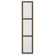 TONSTAD Tür, braun/gebeiztes Eichenfurnier Glas, 50x229 cm