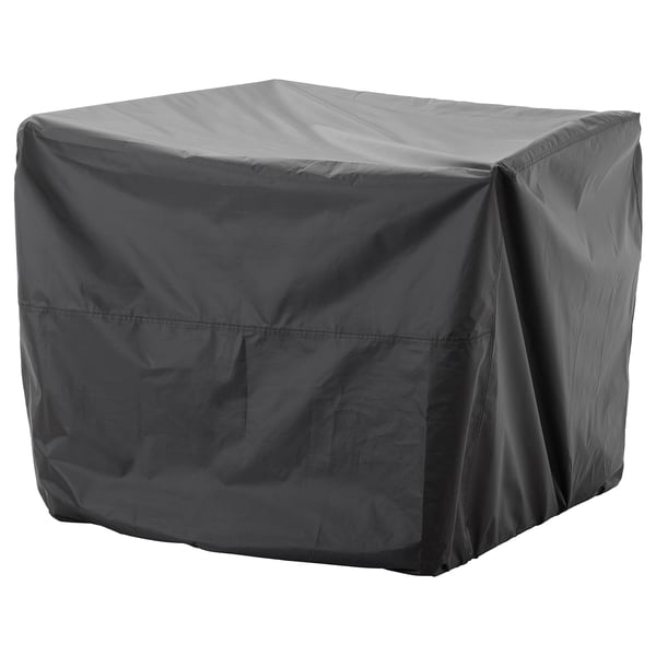 TOSTERÖ Gartenmöbel-Abdeckung, Sofa/schwarz, 109x85 cm