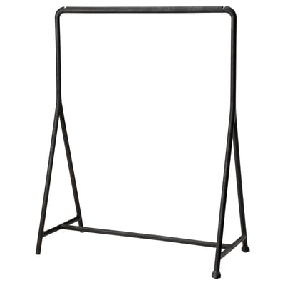 TURBO Kleiderständer, innen/außen, schwarz, 117x59 cm