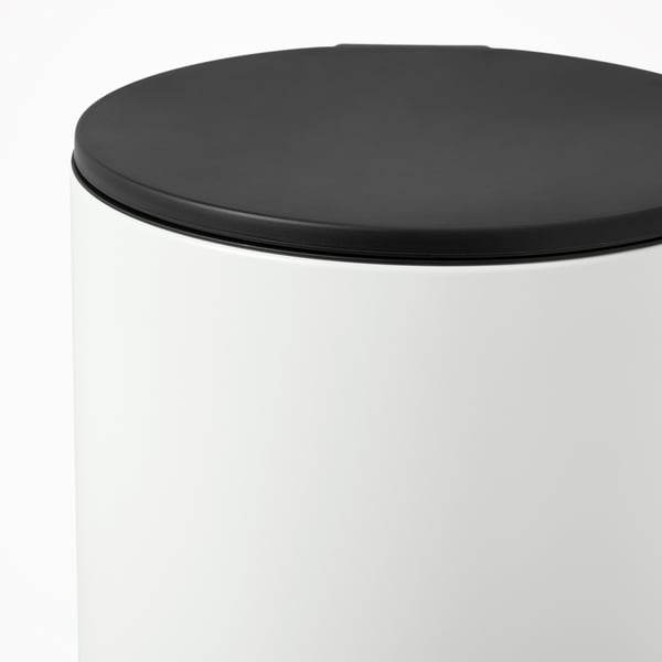 TURRIDNING Treteimer, weiß/anthrazit, 9 l
