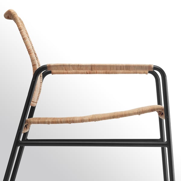 ULRIKSBERG Sessel, Rattan/anthrazit