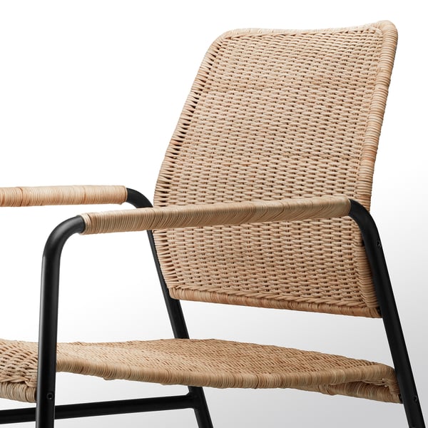 ULRIKSBERG Sessel, Rattan/anthrazit