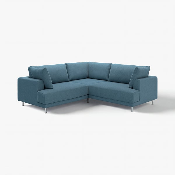 UPPÅKRA Modulecksofa 3-sitzig, Axvall dunkel graublau