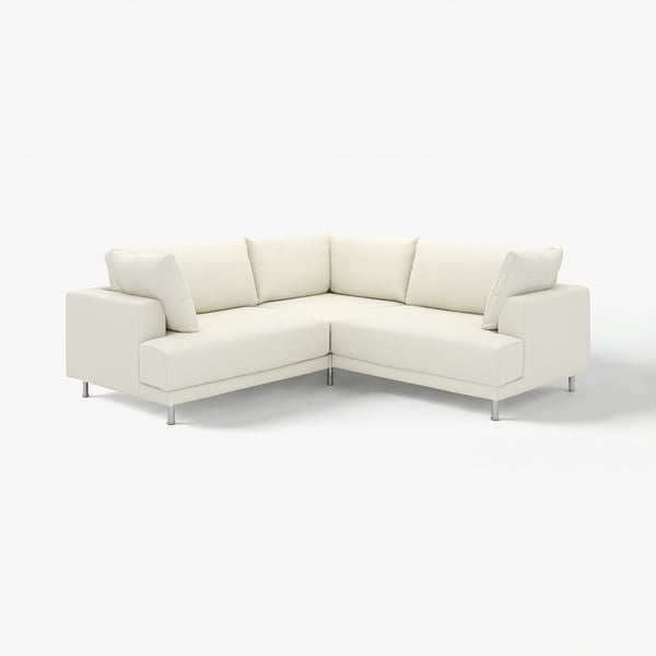 UPPÅKRA Modulecksofa 3-sitzig, Axvall elfenbeinweiß