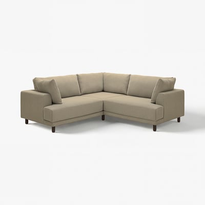 UPPÅKRA Modulecksofa 3-sitzig, Johanneshov braunbeige