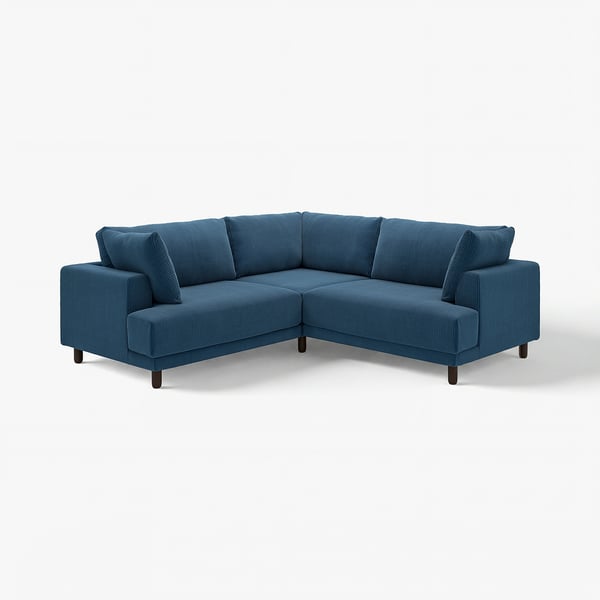 UPPÅKRA Modulecksofa 3-sitzig, Samsala dunkelblau