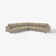 UPPÅKRA Modulecksofa 6-sitzig, Johanneshov braunbeige