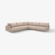 UPPÅKRA Modulecksofa 6-sitzig, ohne Abschluss rechts/Samsala graubeige