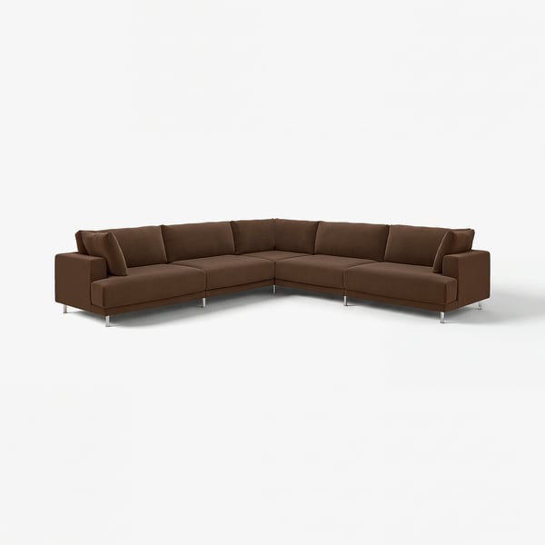 UPPÅKRA Modulecksofa 6-sitzig, Samsala dunkelbraun