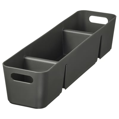 UPPDATERA Box, anthrazit, 50x12 cm