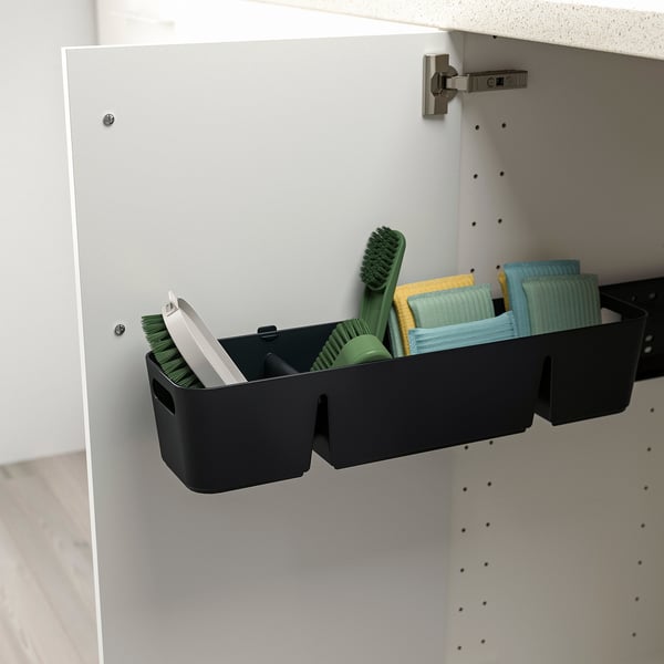 UPPDATERA Box mit Schieber, anthrazit, 50x15x12 cm
