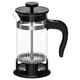 UPPHETTA Kaffee-/Teezubereiter, Glas/Edelstahl, 0.4 l