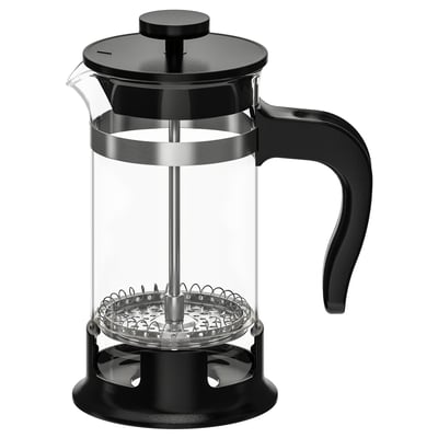 UPPHETTA Kaffee-/Teezubereiter, Glas/Edelstahl, 0.4 l