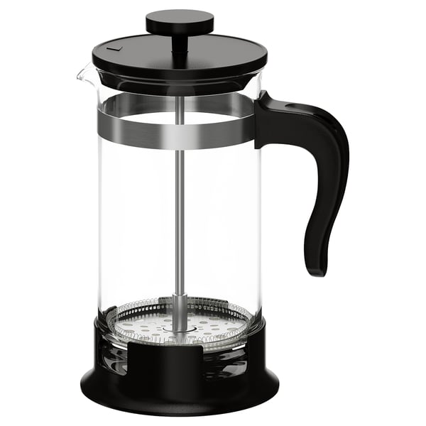 UPPHETTA Kaffee-/Teezubereiter, Glas/Edelstahl, 1 l