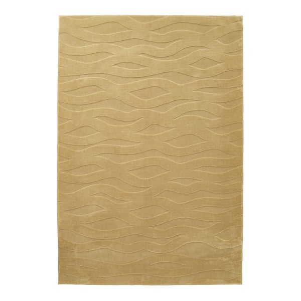 VÄXELFEL Teppich Kurzflor, ocker, 160x230 cm