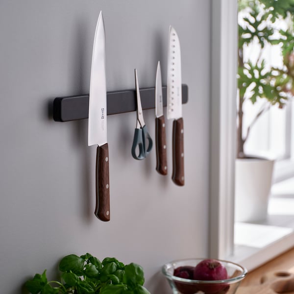 VARDAGEN Kochmesser, Edelstahl/Nussbaum, 20 cm