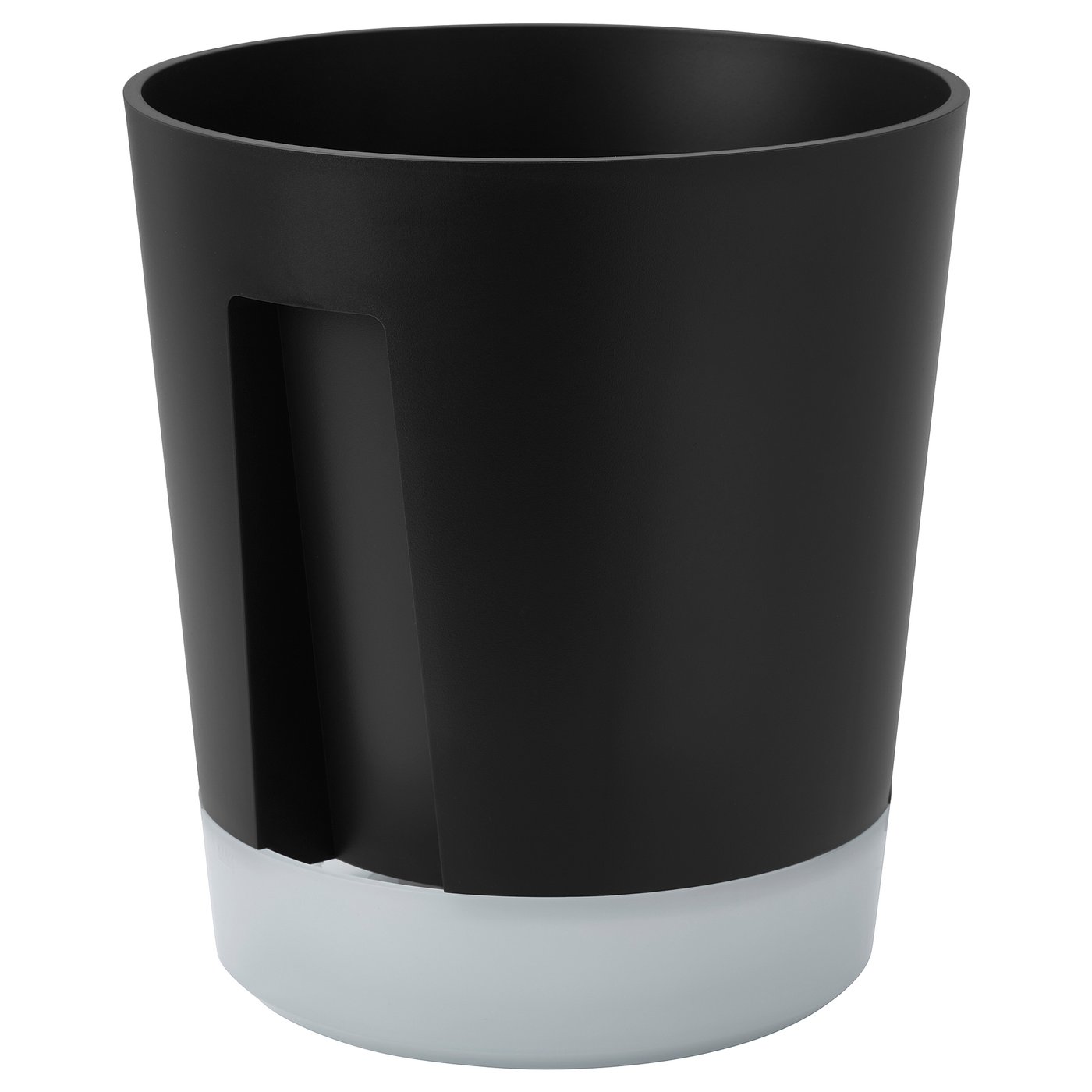 VÅRDTRÄD Selbstbewässerungstopf, drinnen/draußen transparent/anthrazit, 19 cm