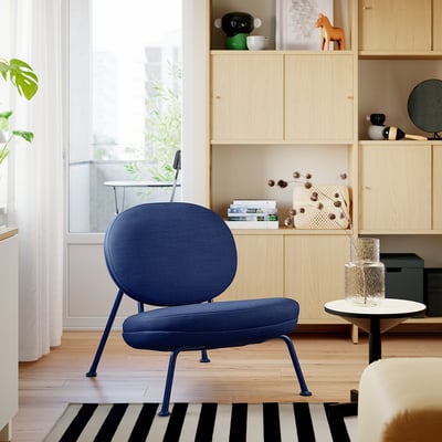 VEINGE Sessel, Skiftebo blau