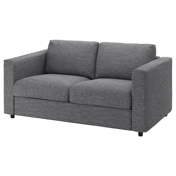 VIMLE 2er-Bettsofa, Lejde grau/schwarz