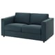 VIMLE 2er-Sofa, Hillared dunkelblau