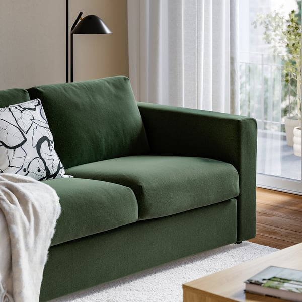 VIMLE 2er-Sofa, Johanneshov dunkelgrün