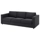 VIMLE 3er-Bettsofa, Hillared anthrazit