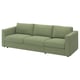 VIMLE 3er-Bettsofa, Mosshed graugrün