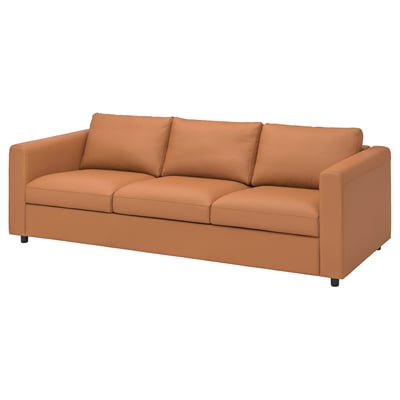 VIMLE 3er-Sofa, Grann/Bomstad goldbraun