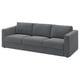 VIMLE 3er-Sofa, Johanneshov dunkelgrau
