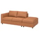 VIMLE 3er-Sofa, ohne Abschluss/Grann/Bomstad goldbraun