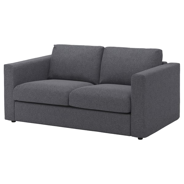 VIMLE Bezug 2er-Sofa, Gunnared mittelgrau