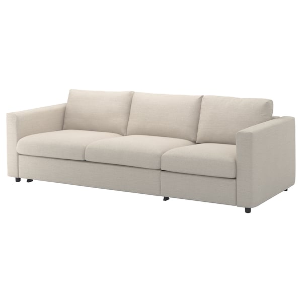 VIMLE Bezug 3er-Bettsofa, Gunnared beige