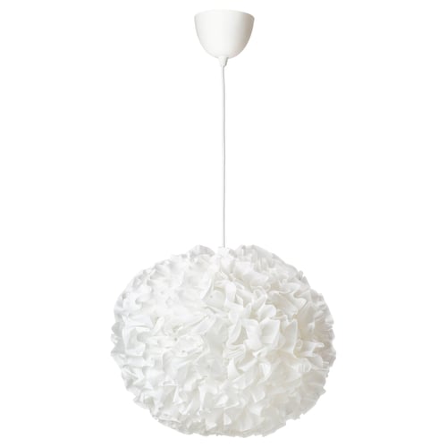 VINDKAST Hängeleuchte, weiß, 50 cm